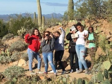 Alice Vail Students at Desert Museum